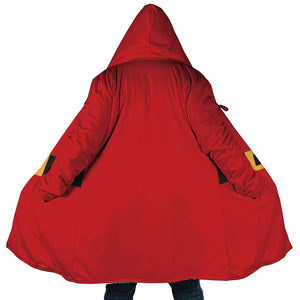 Personalized Hooded Cloak Coat, Christmas Santa's Coat Custom Name Hooded Cloak Coats