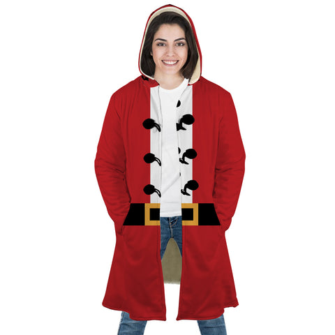 Image of Personalized Hooded Cloak Coat, Christmas Santa's Coat Custom Name Hooded Cloak Coats