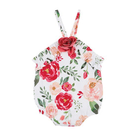 Mud Pie Baby Girl Large Floral Swimsuit