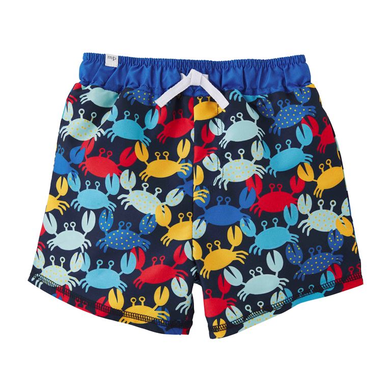 Mud Pie Little Boys Crab Swim Trunks