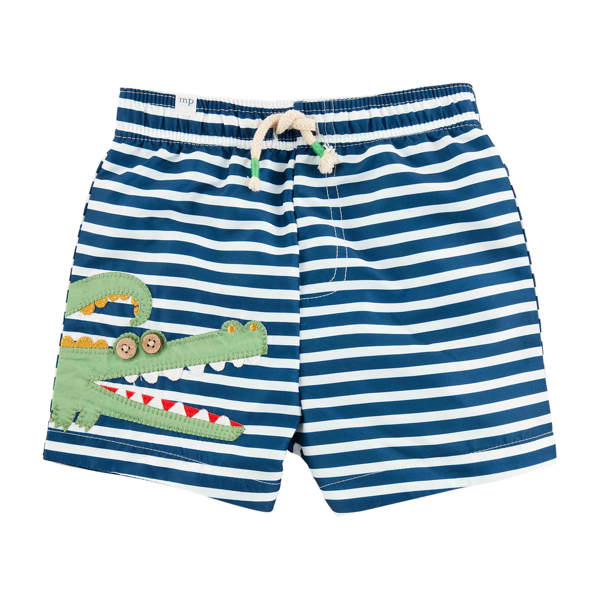 Mud Pie Little Boy's Gato Swim Trunks