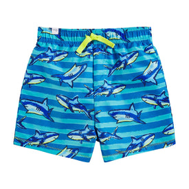 Mud Pie Little Boy's Shark Swim Trunks