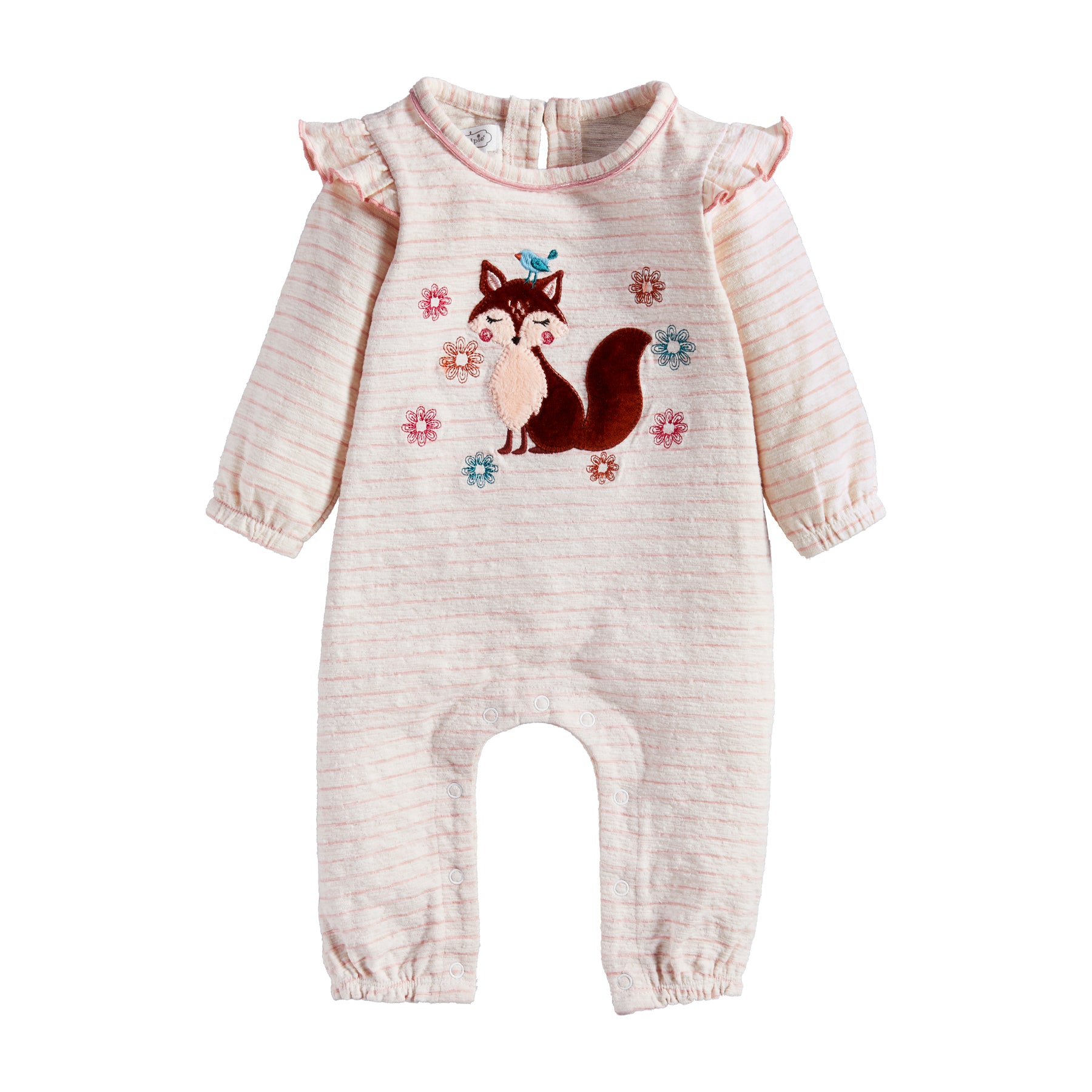 Mud Pie Little Girl Fall Holidays Fox One Piece / Romper