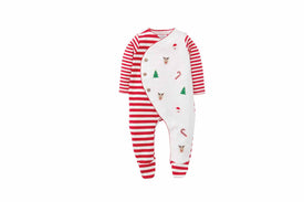 Mud Pie Baby Christmas Schiffly Sleeper