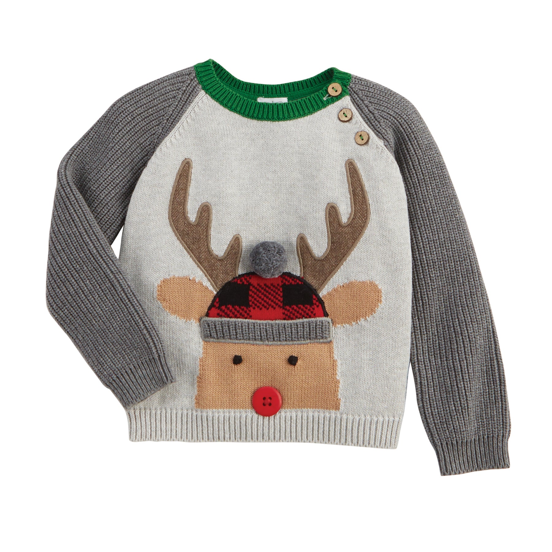Mud Pie Boys Christmas Holiday Alpine Village Reindeer Sweater
