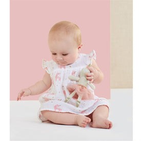 Mud Pie Baby Girls' Muslin Unicorn Dress