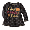 Mud Pie Baby Girls' Halloween Cutest Pumpkin in the Patch Long Sleeve Top