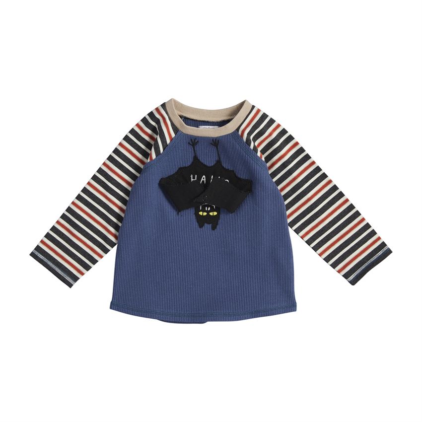 Mud Pie Boy Halloween Bat Tee Top Shirt