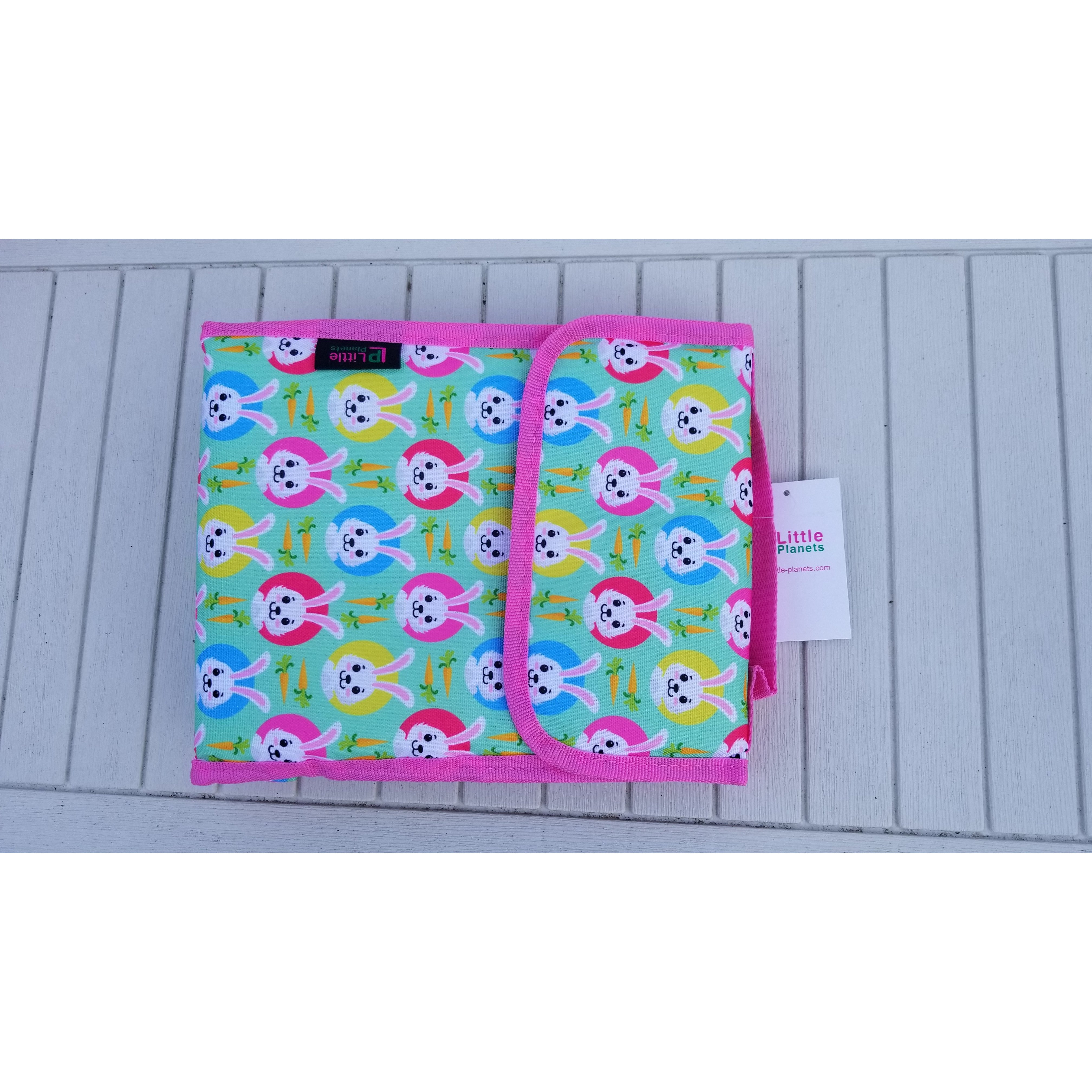 Little Planets Girls All Over Print Bunny Kid School Lunch Box / Lunch Bag