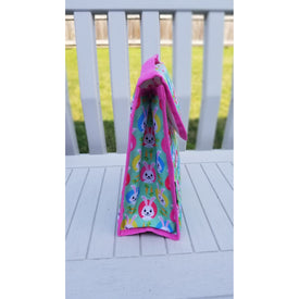 Little Planets Girls All Over Print Bunny Kid School Lunch Box / Lunch Bag