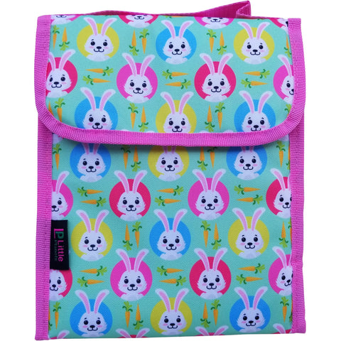 Little Planets Girls All Over Print Bunny Kid School Lunch Box / Lunch Bag