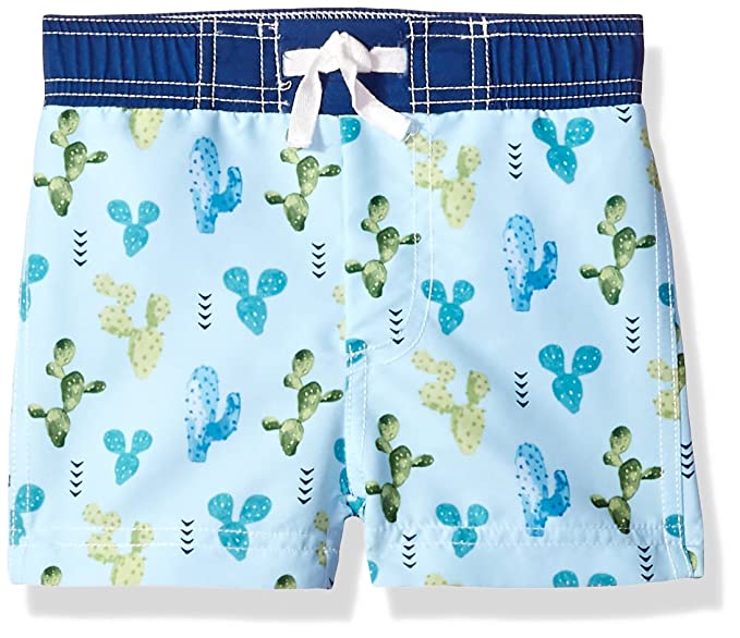 Mud Pie Baby Boys Cactus Swim Trunks 4-5T