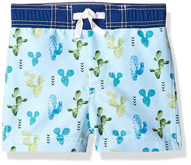 Mud Pie Baby Boys Cactus Swim Trunks 4-5T