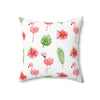 Flamingo Spun Square Pillow - Home Decor - Spring Decor