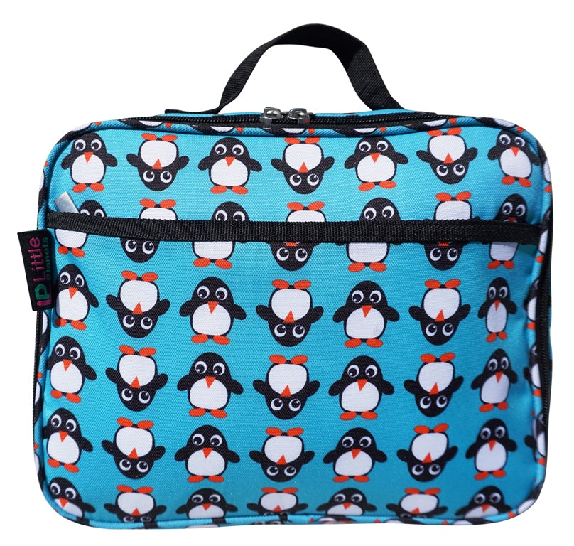 Little Planets Girl / Boy All Over Print Kid School Lunch Box (Penguin)