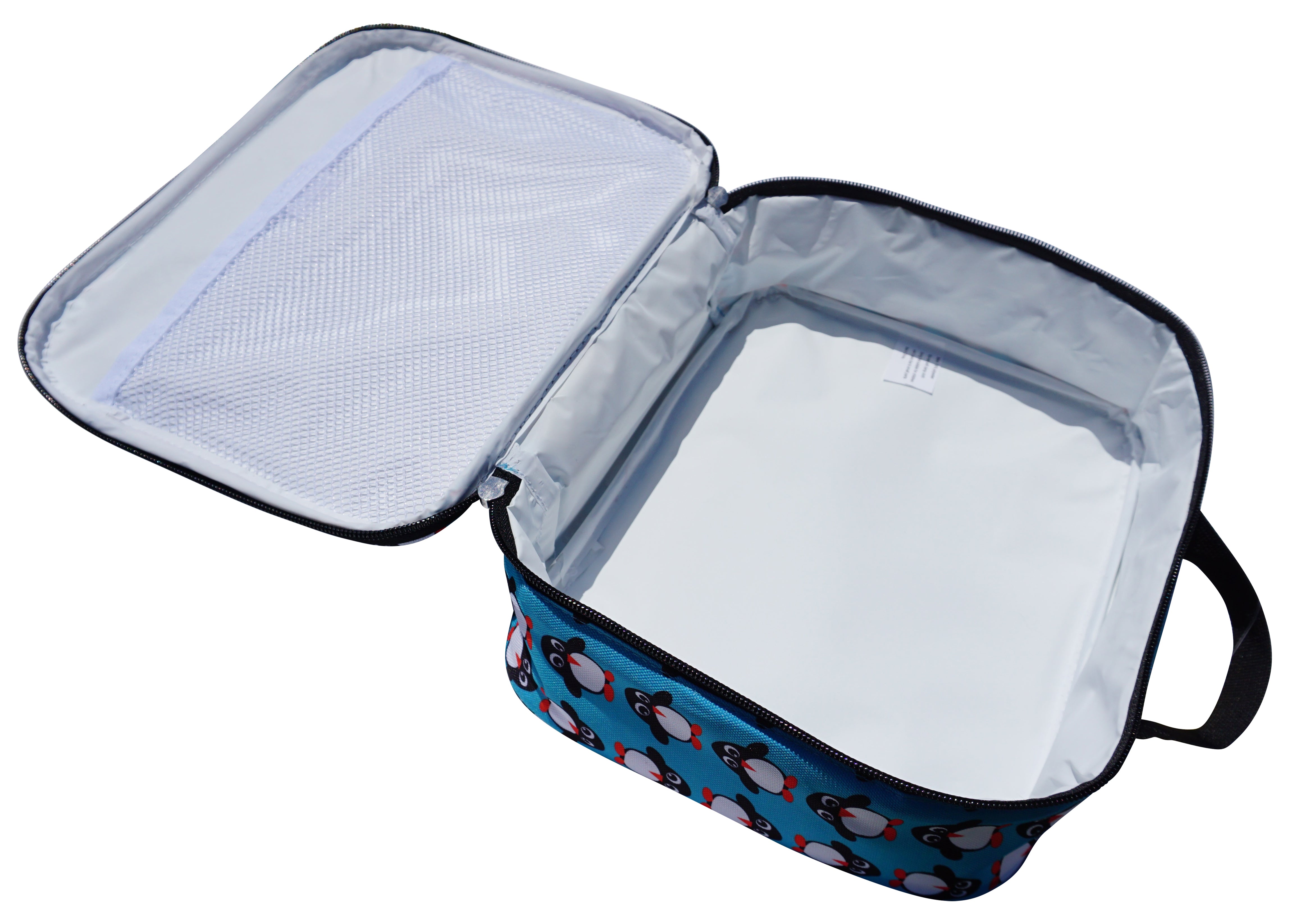 Little Planets Girl / Boy All Over Print Kid School Lunch Box (Penguin)