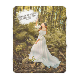 Minky Sherpa Fleece Blanket, Custom Quote Blanket,  Adult Big Kids Blanket, Birthday Gift Blanket, Personalized Blanket, Message Blanket