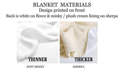 USA MADE Personalized Pet Blanket | Custom Dog Cat Blankets w/ Pet Photos, Personalized Pet Photo Collage Blanket, Minky Sherpa Fleece Throw