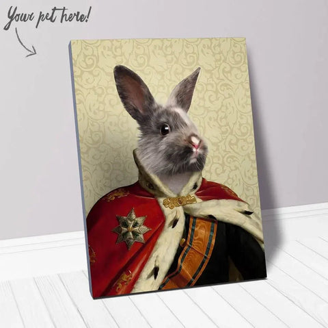 Image of USA MADE Personalized Pet Portrait on Canvas, Poster or Digital Download | Duke E. Tout - Royalty & Renaissance Inspired Custom Pet Portrait