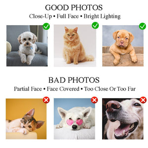 Personalized Pet Photo Canvas, Pawpkin Canvas, Pet Halloween Custom Photo Canvas, Dog Cat Canvas Wall Art Decor