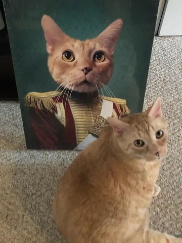 Image of USA MADE Personalized Pet Portrait on Canvas, Poster or Digital Download | Duke of Pork - Royalty & Renaissance Inspired Custom Pet Portrait