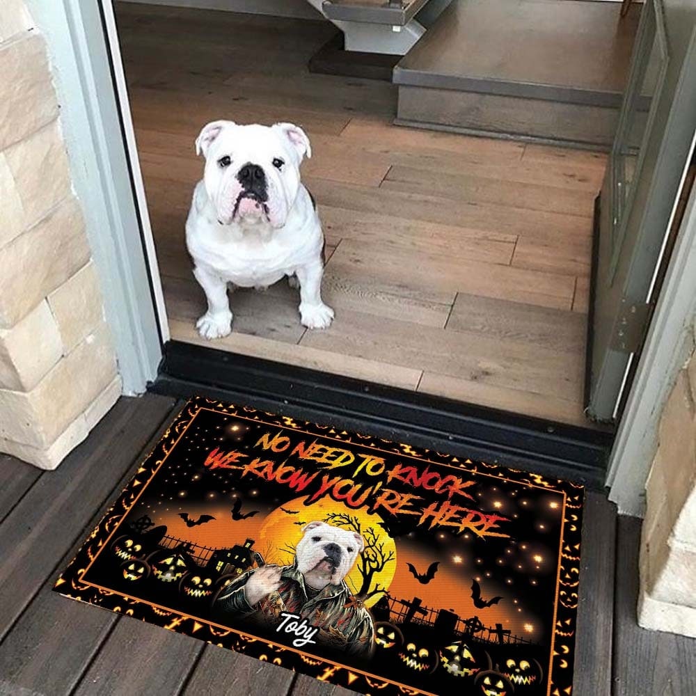 The Knifepaw No Need To Knock Custom 1 Pet Doormat