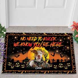 The Knifepaw No Need To Knock Custom 1 Pet Doormat