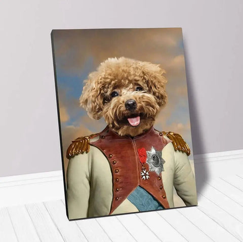 Image of USA MADE Personalized Pet Portrait on Canvas, Poster or Digital Download | Baron D. Zert - Renaissance Inspired Custom Pet Portrait Canvas|