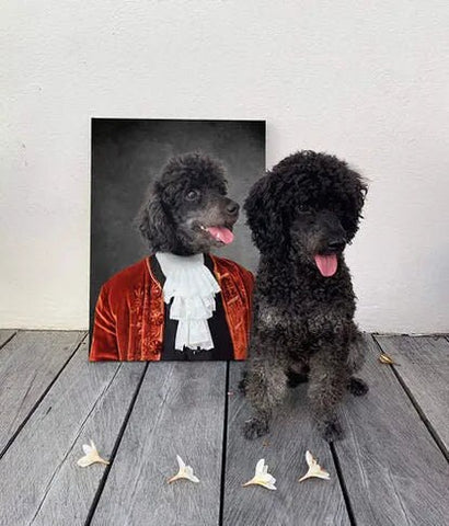 Image of USA MADE Personalized Pet Portrait on Canvas, Poster or Digital Download | Sir Tendoom - Game of Thrones Inspired Custom Pet Portrait Canvas